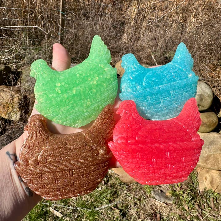 Hen in Nest Car Freshie for wholesale by Great Smoky Meltin’s, LLC