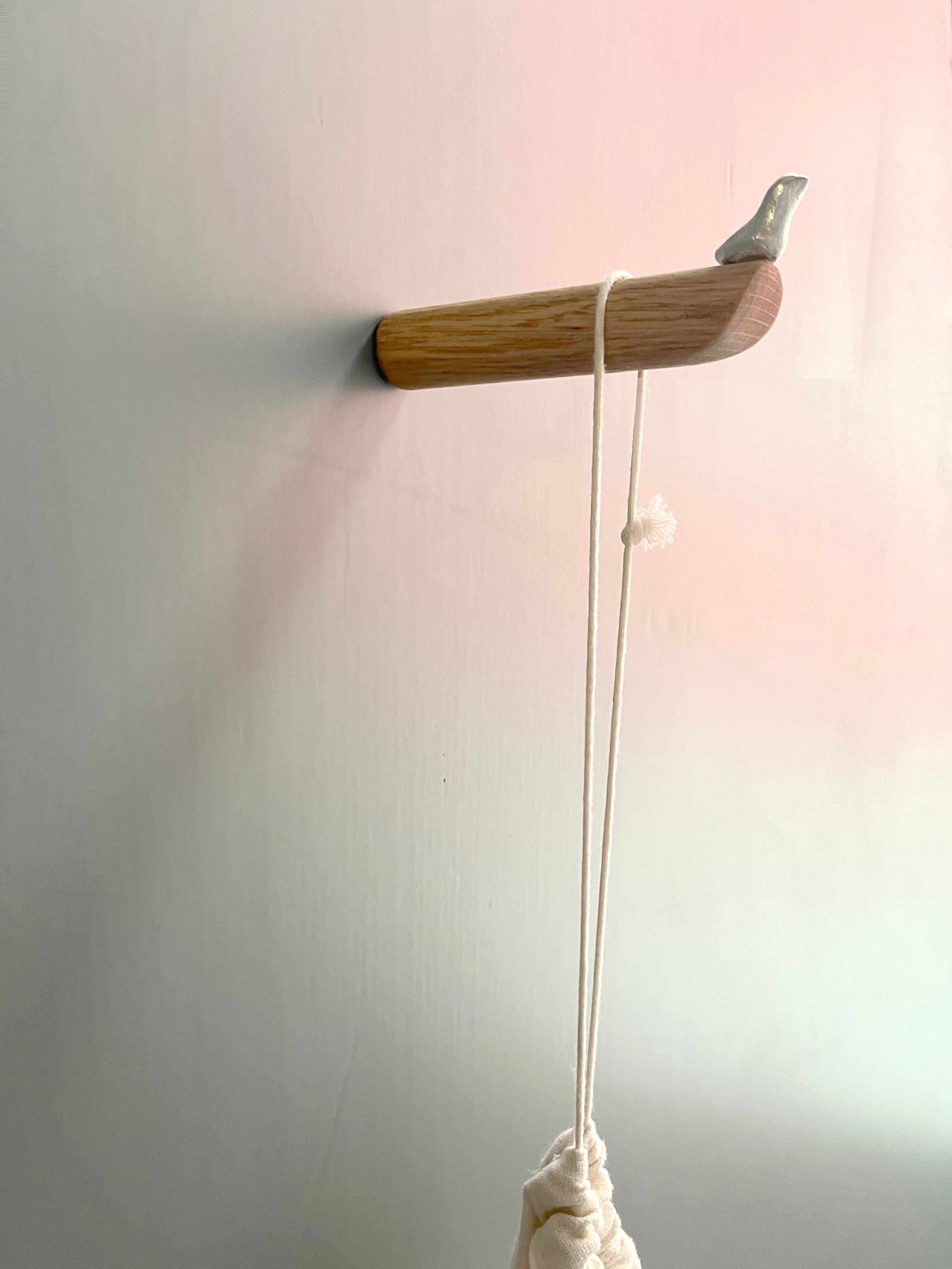 Formpoet - Wholesale Wall Hook - Bird - Coat Hook made of Oak Wood and Tin 130mm13