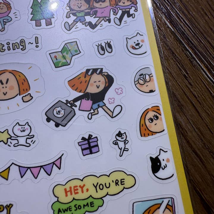 RiN! Studio US – wholesale Sticker – Kawaii PVC Stickers: Sketch Diary, Calendar Stickers6