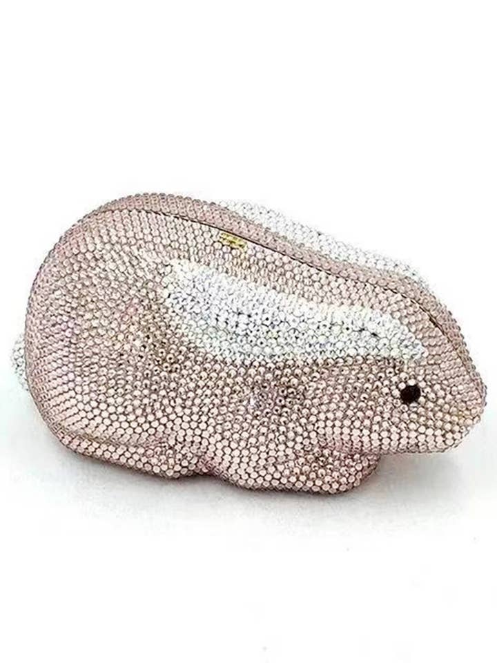 Rabbit Rhinestone Evening Bag HB2410 for wholesale by Ole