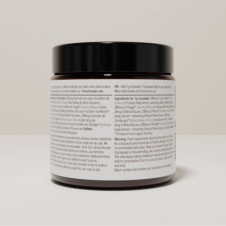 FRENCH MUSH - Wholesale Oral Supplement/Vitamin - Dietary Supplement Complex 5 Mushroom Powders1