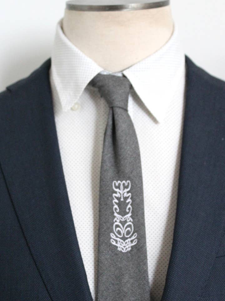 Swear Words Tie for wholesale by Handsome&Lace