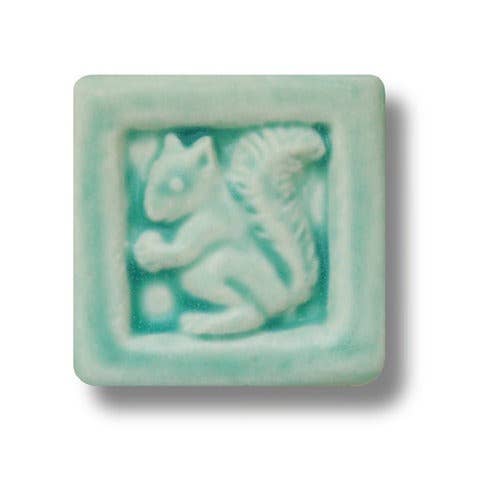 Whistling Frog Tile Inc. - Wholesale Wall Tile - Squirrel Art Tile 2x2"