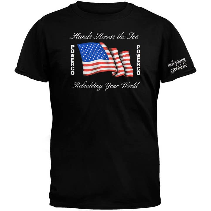 Official Store - Wholesale Screen Printed T-Shirt - Men's - Neil Young - Powerco Men's T Shirt