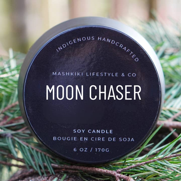 Moon Chaser | Bergamote + Lavande - Bougie en cire de soja 170g pour la vente par Mashkiki Lifestyle & Co.