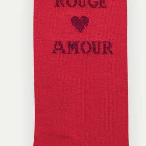Rote Socke von Amour für Erwachsene für den Großhandel von Pom de pin