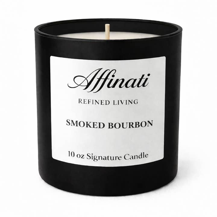 Smoked Bourbon Signature Candle for wholesale by Affinati
