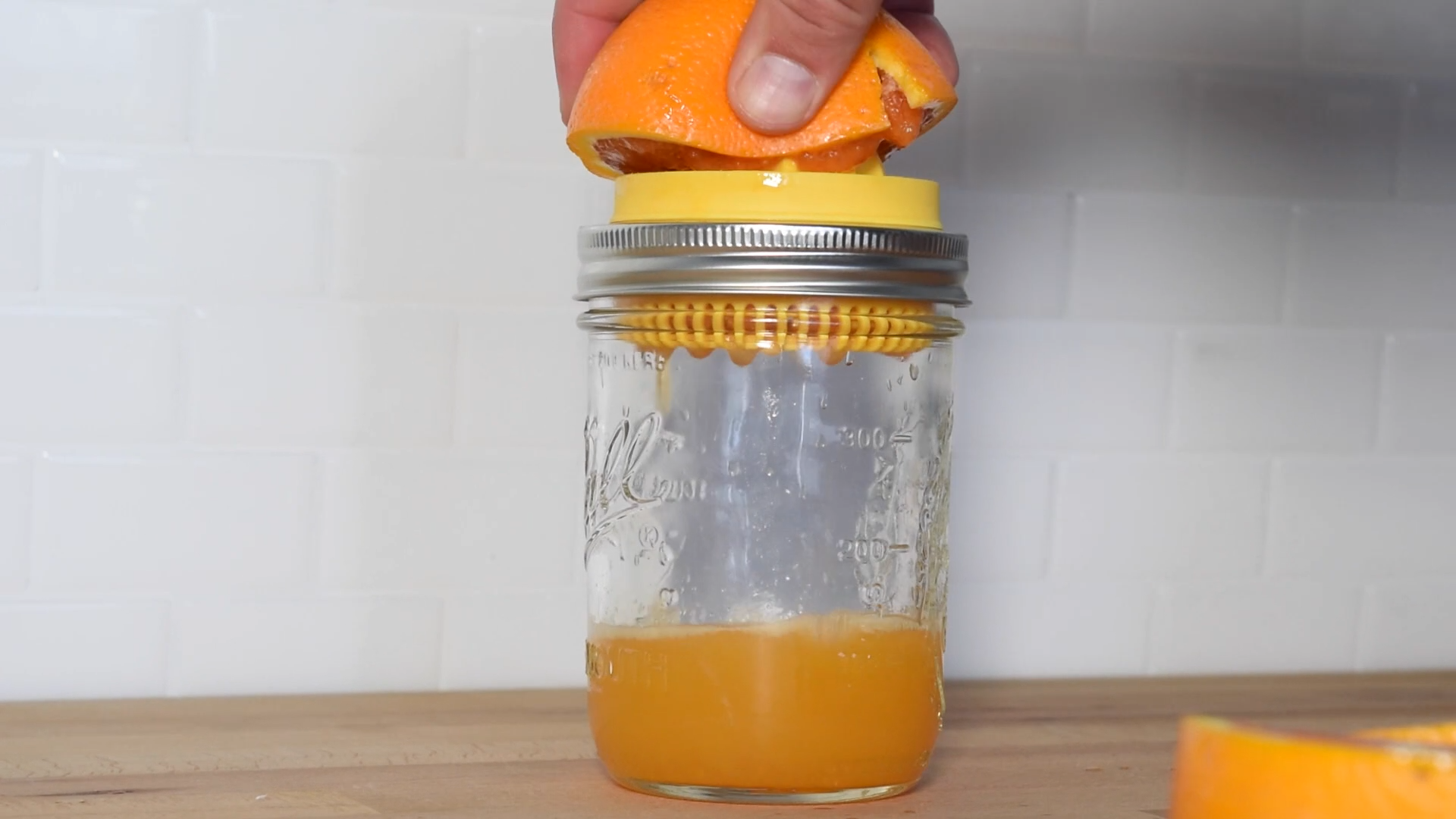 Fox Run Brands - Wholesale Juicer - Jarware Juicer Lid for Wide Mouth Mason Jar, Yellow2