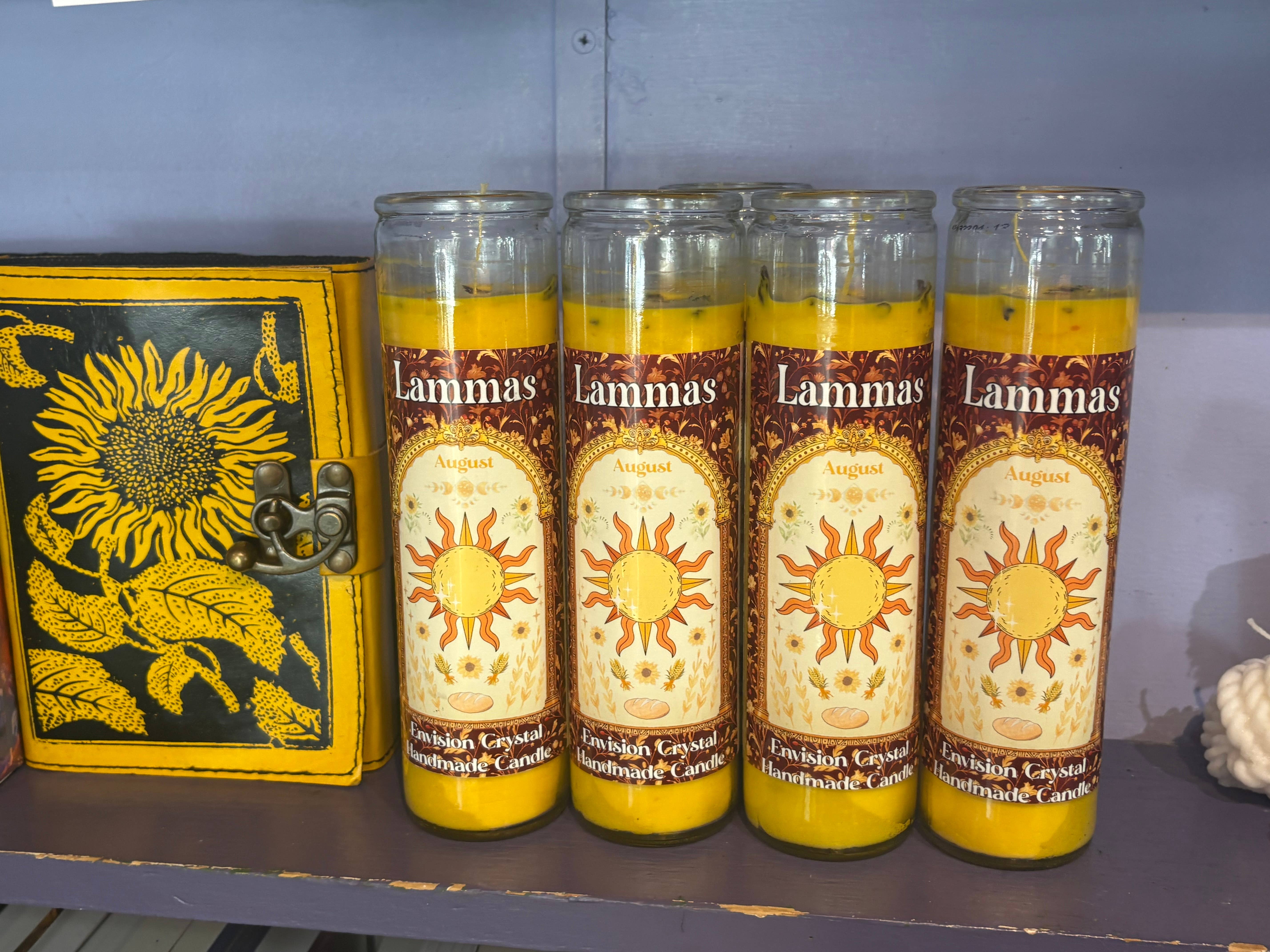 Envision Crystal - Venta al por mayor Velas en tarros - Lammas - Lughnasadh Edición Limitada Vela de 7 Días - Perfumada1