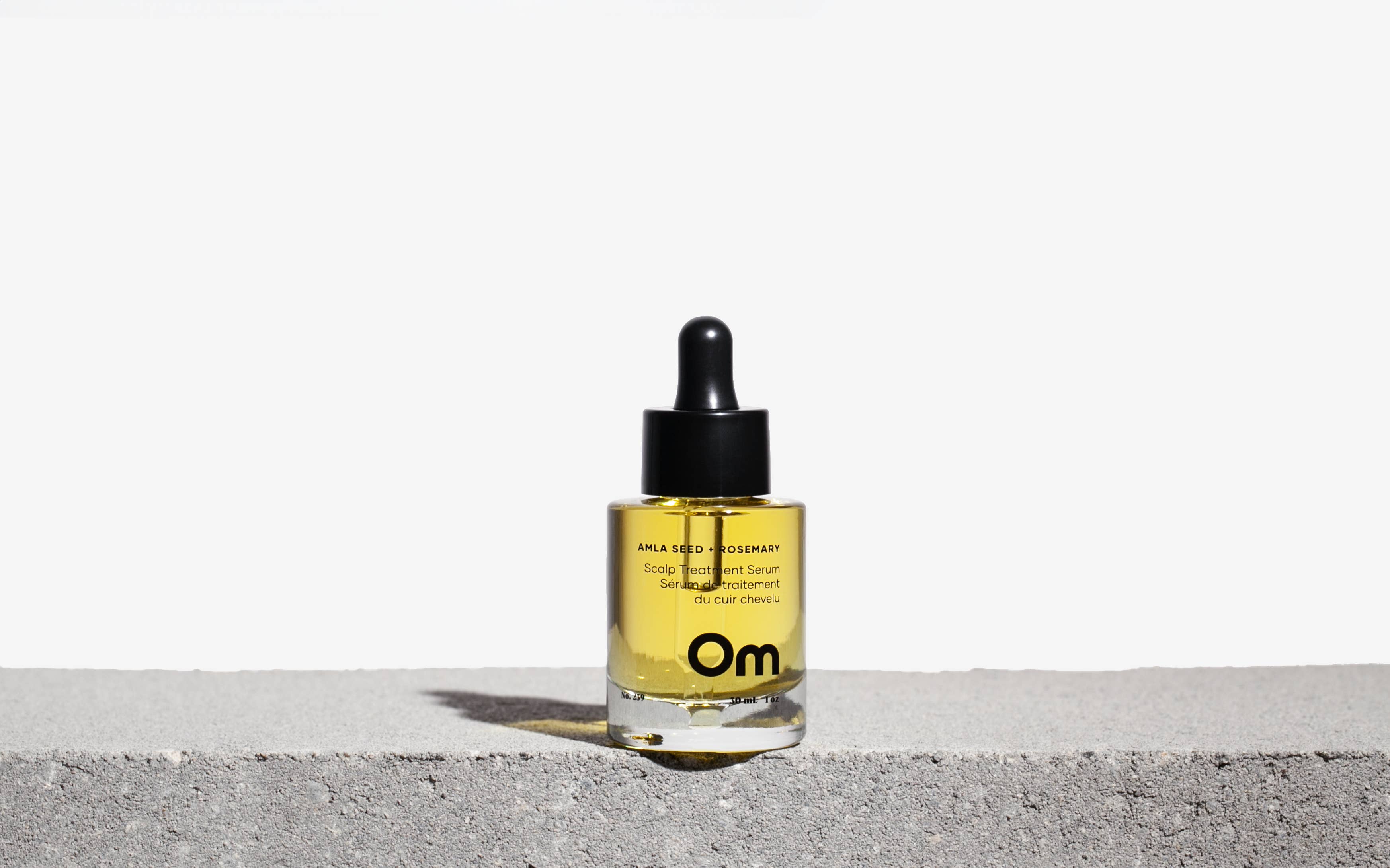 Om Organics Skincare - Wholesale Scalp/Hair Treatment - Amla Seed + Rosemary Scalp Treatment Serum