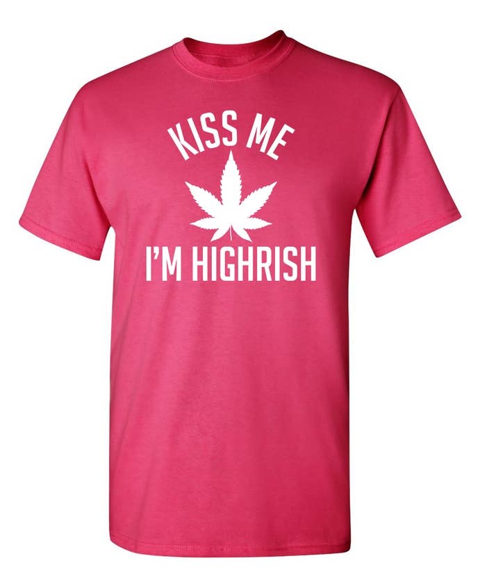 Feelin Good Tees - Wholesale Screen Printed T-Shirt - Unisex - Kiss My I'm Highrish7