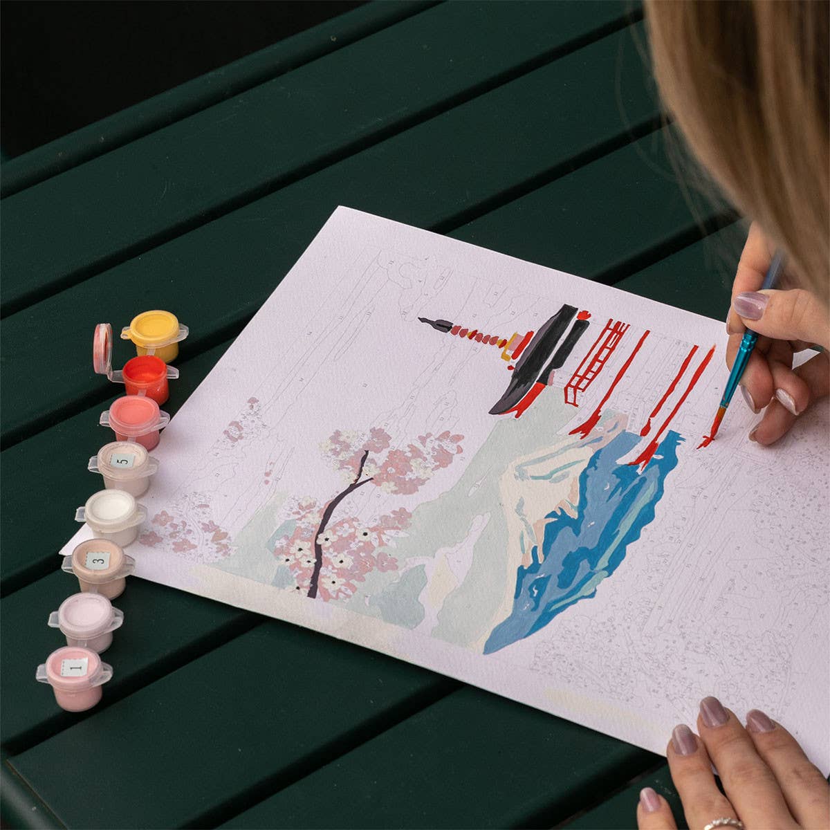 La Petite Épicerie - Wholesale DIY Craft Kit - Paint by Numbers Kit - Mount Fuji2