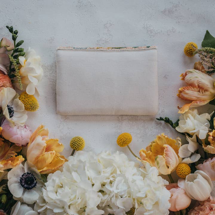 GraceLaced by Ruth Chou Simons - Wholesale Clutch Bag - Women's - Claire de Lune Beaded Clutch