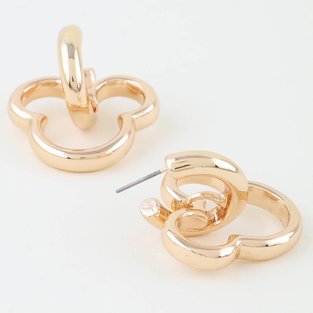 GD Shiny Mouse Drop Earrings for wholesale on Faire2