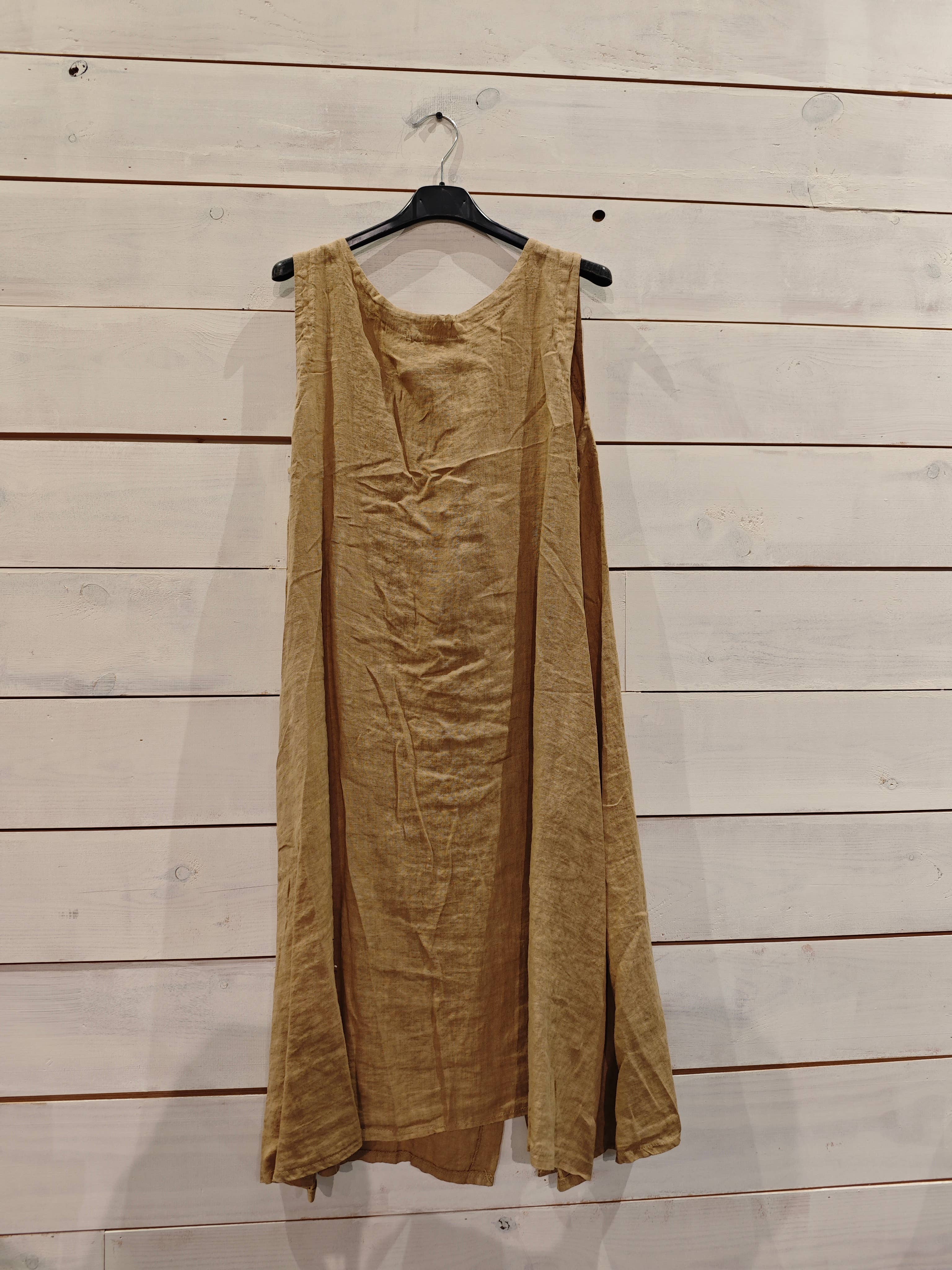 Linos y Textiles – wholesale Dress – Women's – REF 29306 SHORT SLEEVE DRESS SISA LINEN 100%9