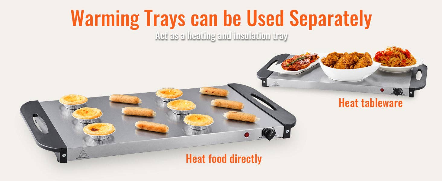 BlakOutlet - Wholesale Kitchen Appliance - Electric Buffet Server & Food Warmer, 25.6" x 15"3