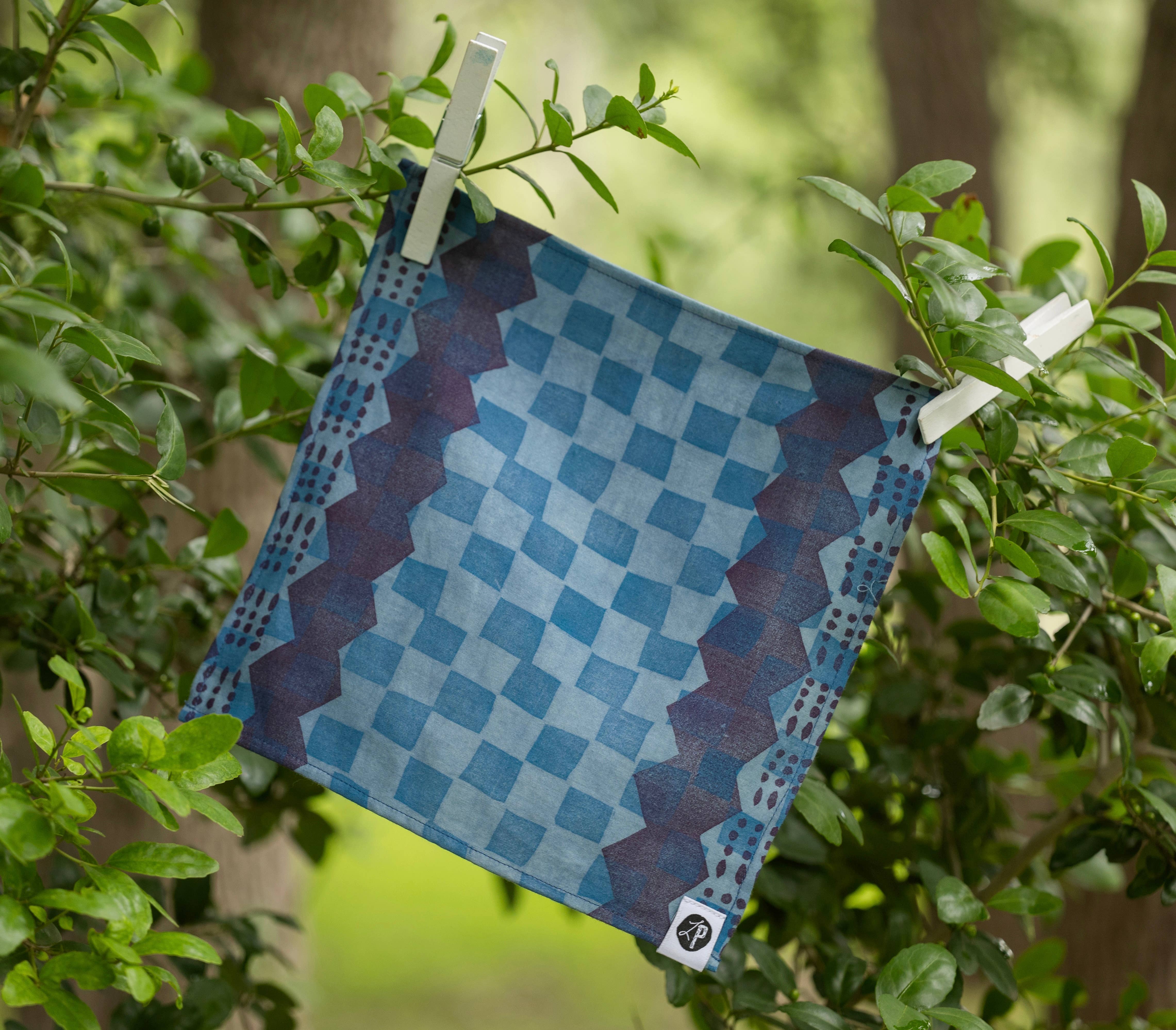 Letterpress PLAY - Vente Mouchoir en tissu – unisexe - Mouchoir en coton biologique5