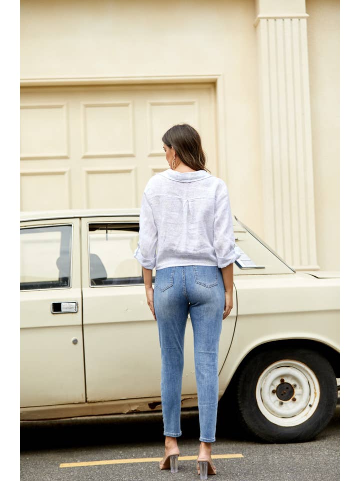 Orange Fashion Village - Wholesale Jeans - Women's - Mabelline's Embroidered Denim Jeans8