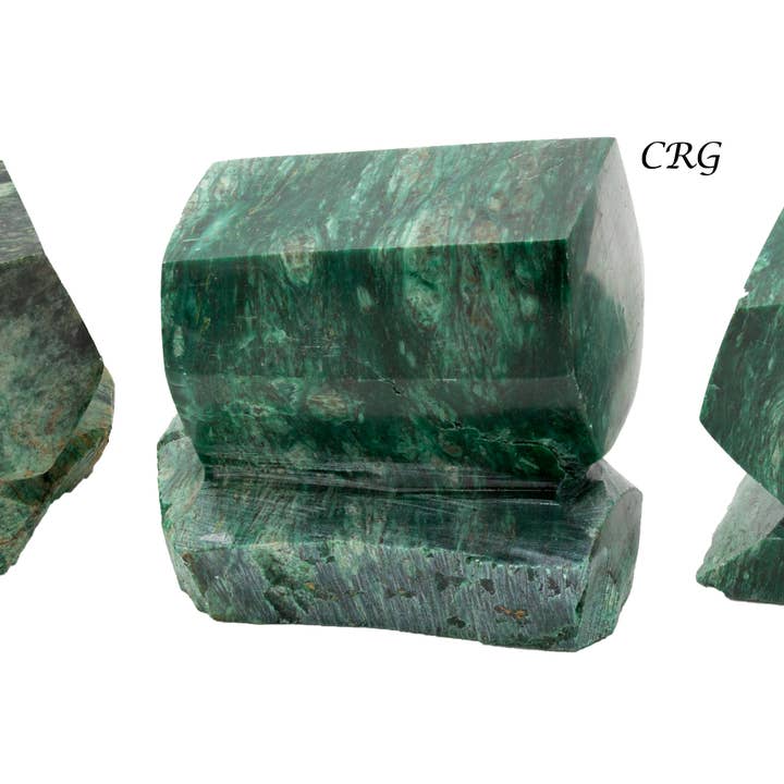 Crystal River Gems LLC - Wholesale Spiritual Stone/Crystal - 1 Kilo Lot. Polished Jadeite Shapes