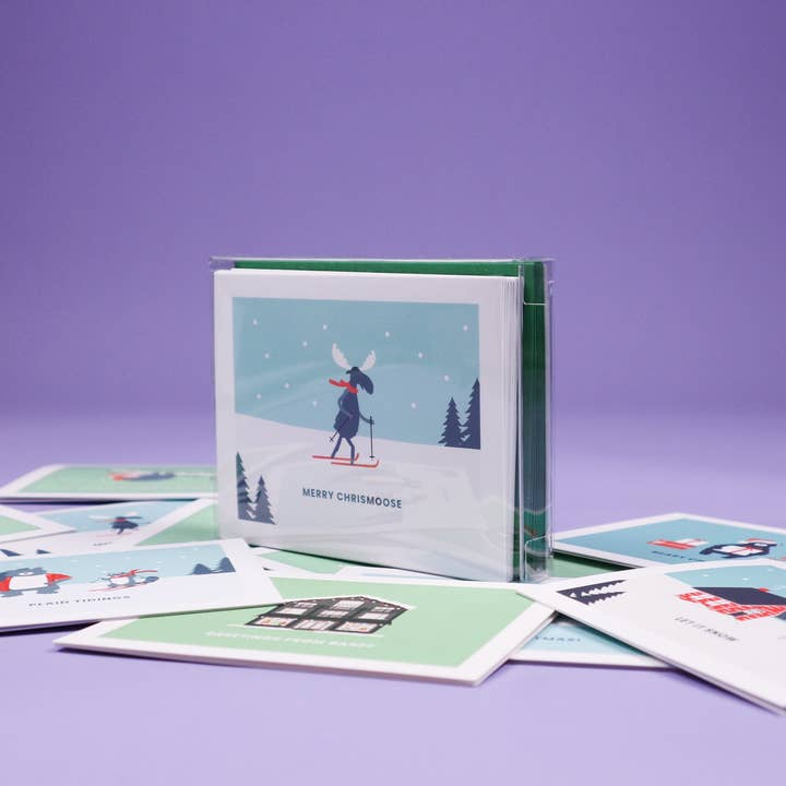 Christmas Card Pack 10 for wholesale by Wildly Supply Co.