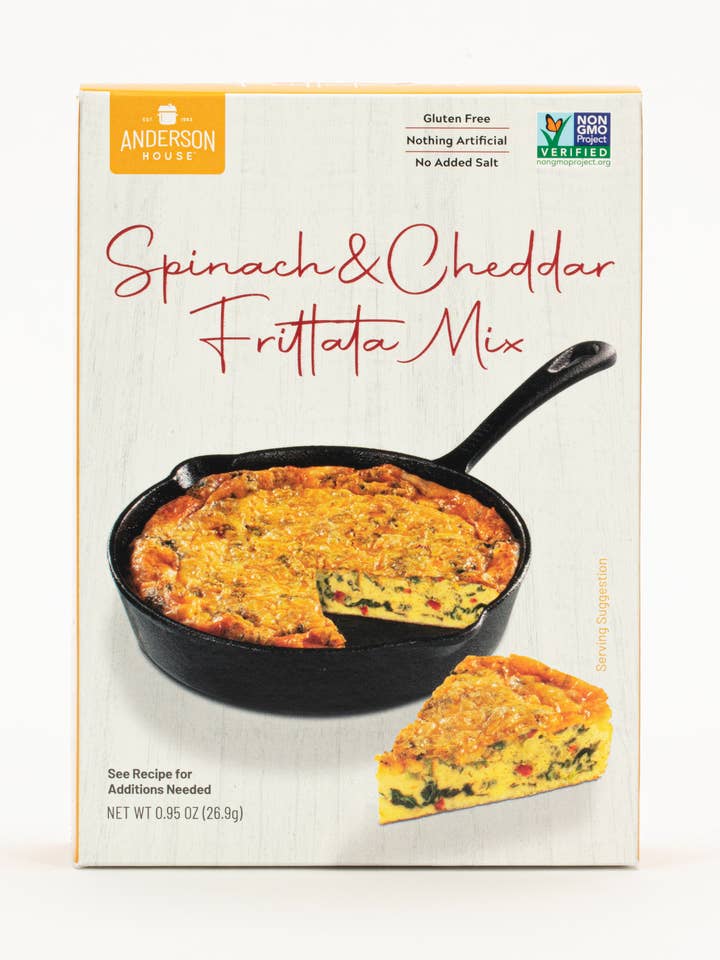 Spinach & Cheddar Frittata Mix for wholesale by Anderson House | Frontier Soups