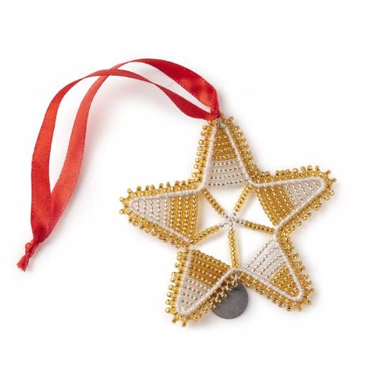 BeadWORKS – Ornamento por atacado – Ornamentos de férias - estrela8