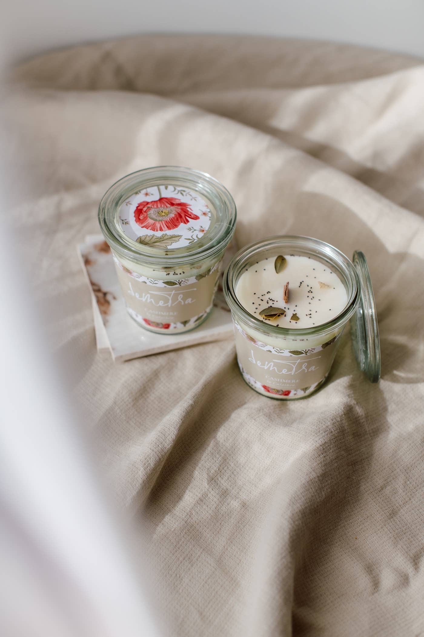 La Calathea - Vente Bougie en bocal - Bougie Candela Demetra2