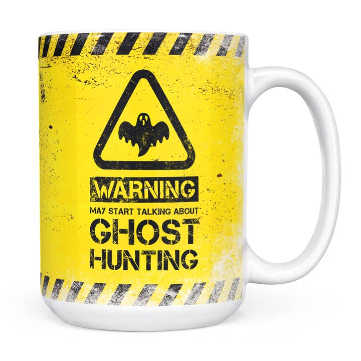 Mug Monster – wholesale Coffee mug – Warning May Start Talking About Ghost Hunting Mug8