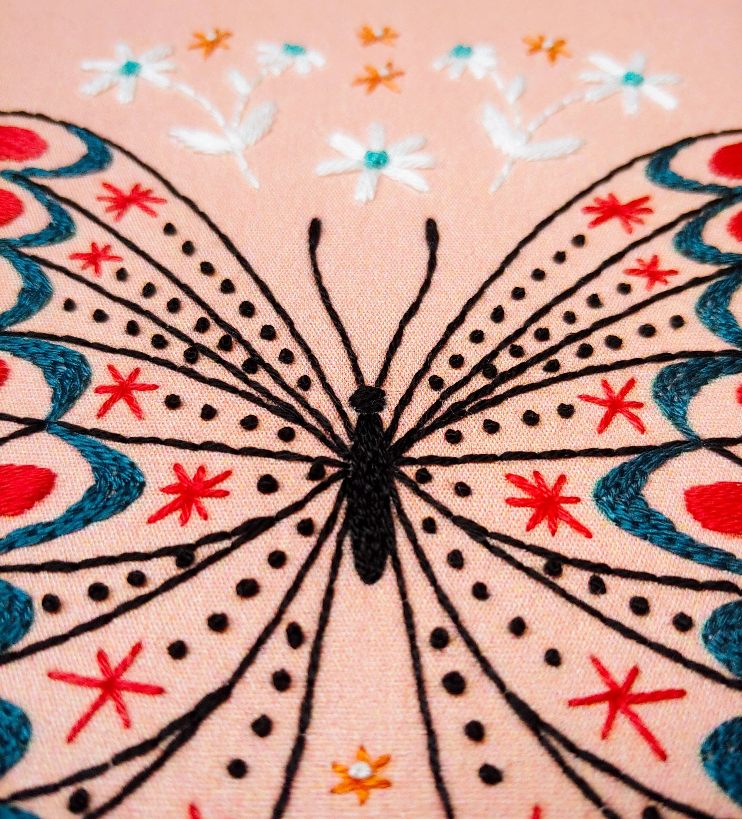 cozyblue handmade - Wholesale Embroidery/Cross Stitch Supplies - butterfly embroidery kit10