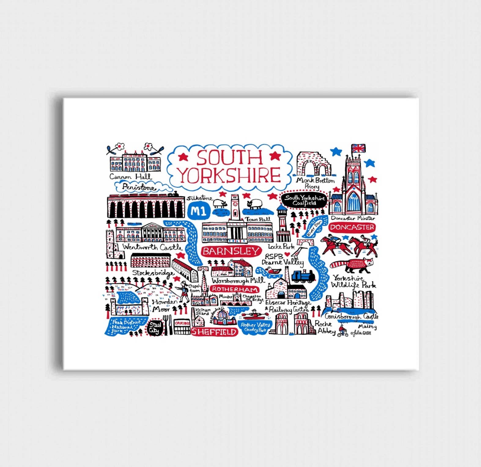 Julia Gash – wholesale Art print – South Yorkshire Prints & Cards2