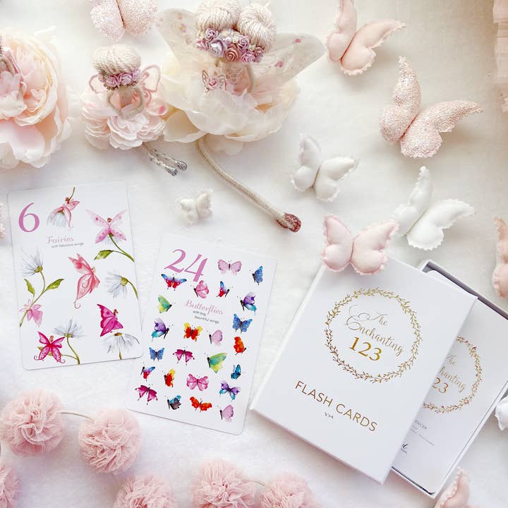 Adored Illustrations – Großhandel Lernkarten – Kind & Baby – Die zauberhaften 123 Karteikarten