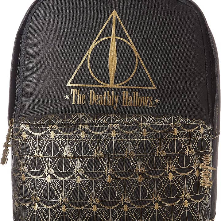 fanseller ug - Venta al por mayor Mochila - Mujer - Nueva camiseta de la mochila de las Reliquias de la Muerte de Harry Potter