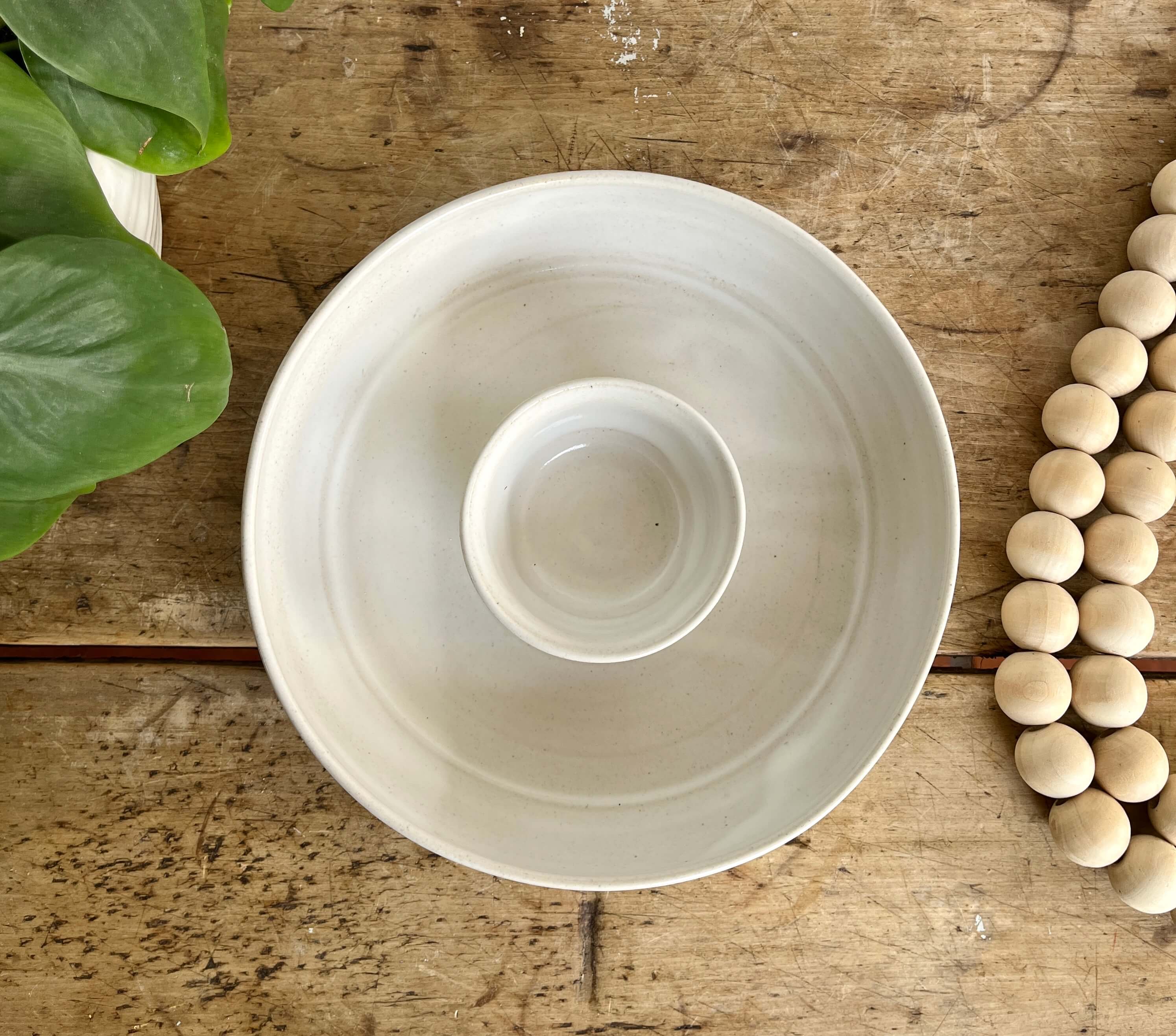 Coastal Clay Co. - Wholesale Platter - Small Chip And Dip Serving Platter Shrimp Cocktail Tray8