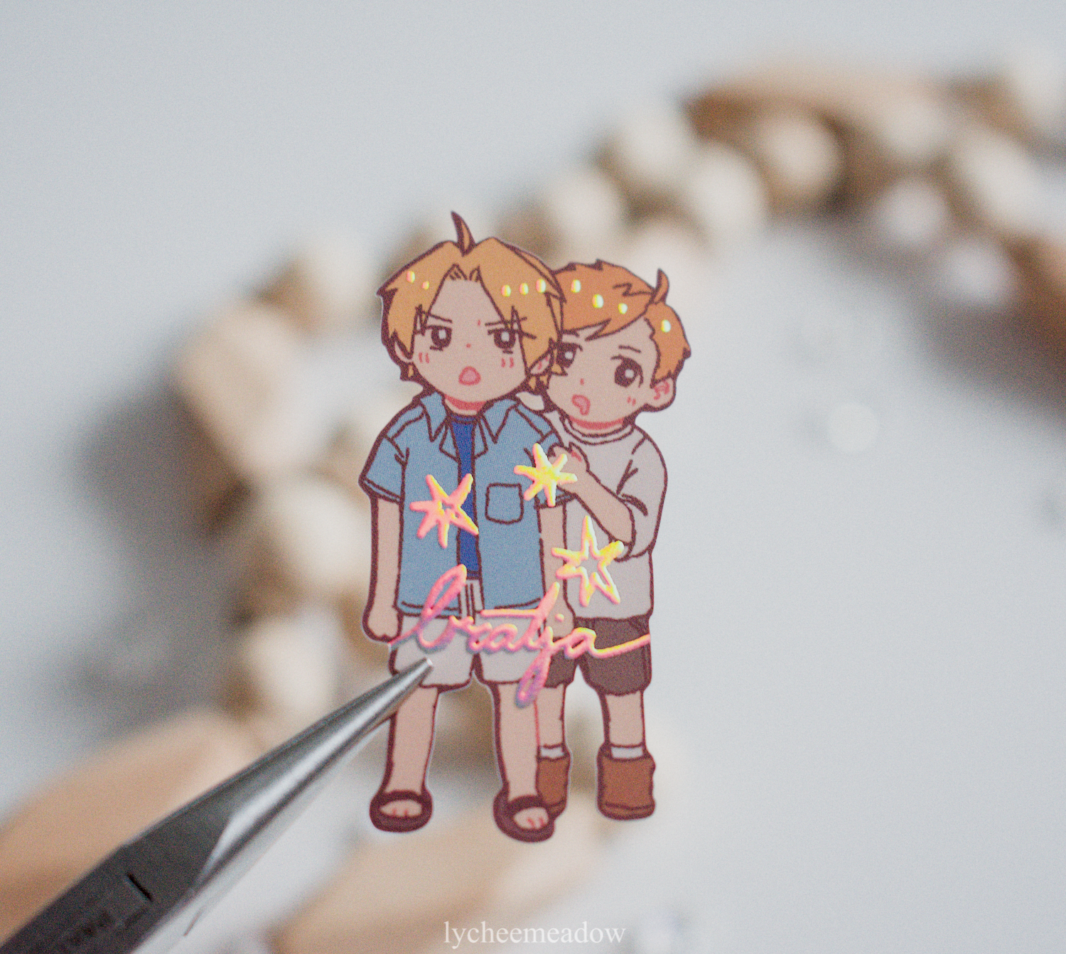 Lycheemeadow - Wholesale Sticker - FMA 2003 Holographic Sticker Sheet13