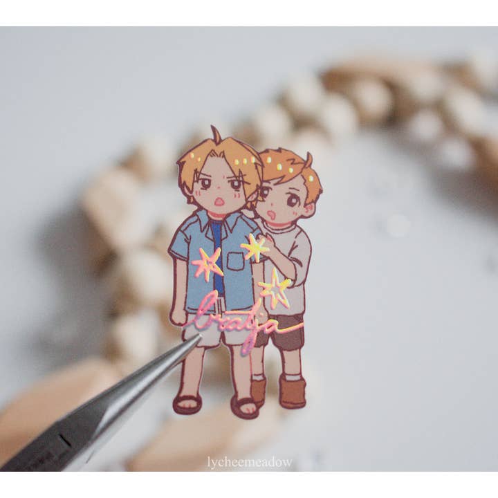 Lycheemeadow - Wholesale Sticker - FMA 2003 Holographic Sticker Sheet13