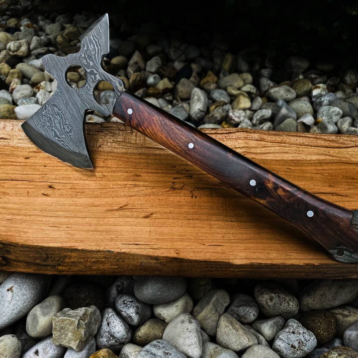 Titan International - Wholesale Handy Tool - Damascus Steel Camping and Outdoor Companion Utility Axe2