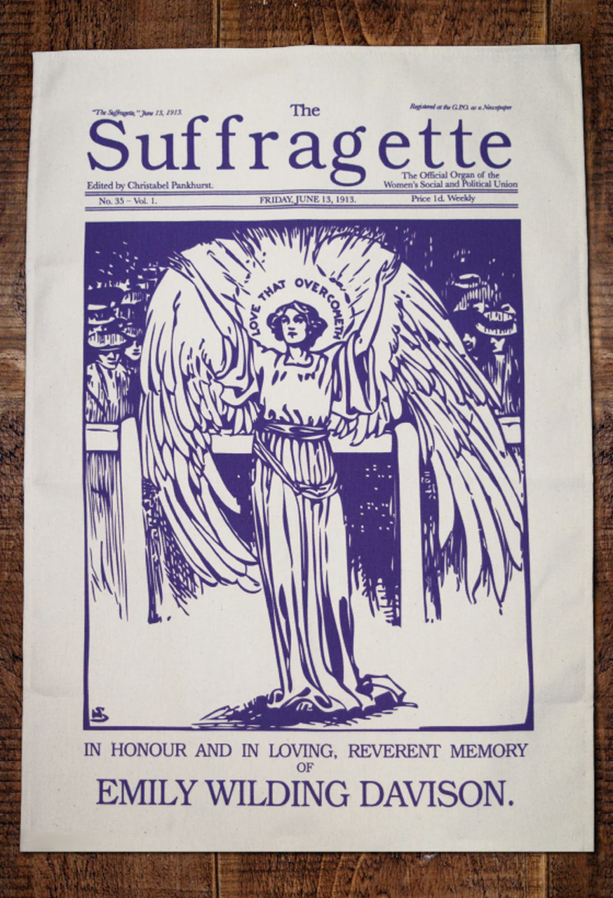 Radical Tea Towel North America - Wholesale Tea Towel - Emily Davison Tea Towel0