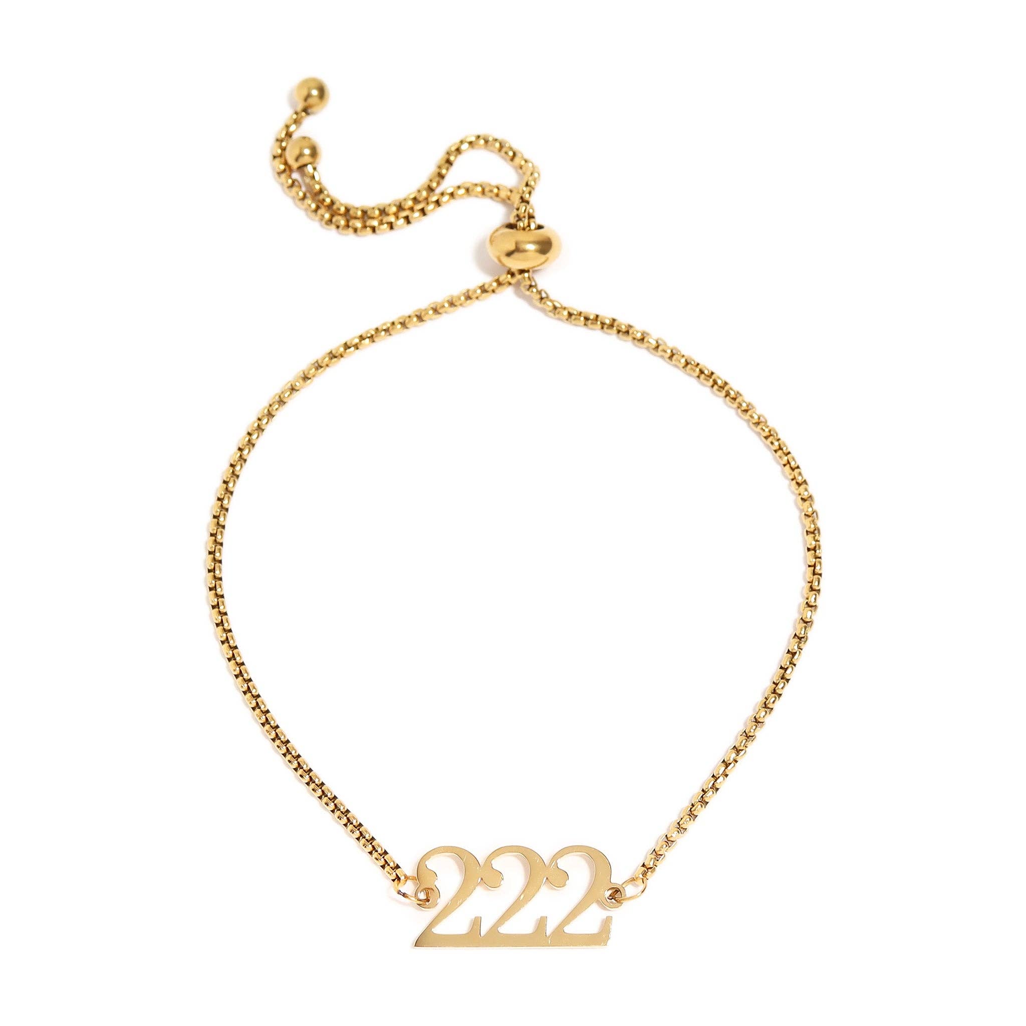 WJW – Engroshandel Armbånd med vedhæng – 18K forgyldt PVD rustfrit stål armbånd med engletal17