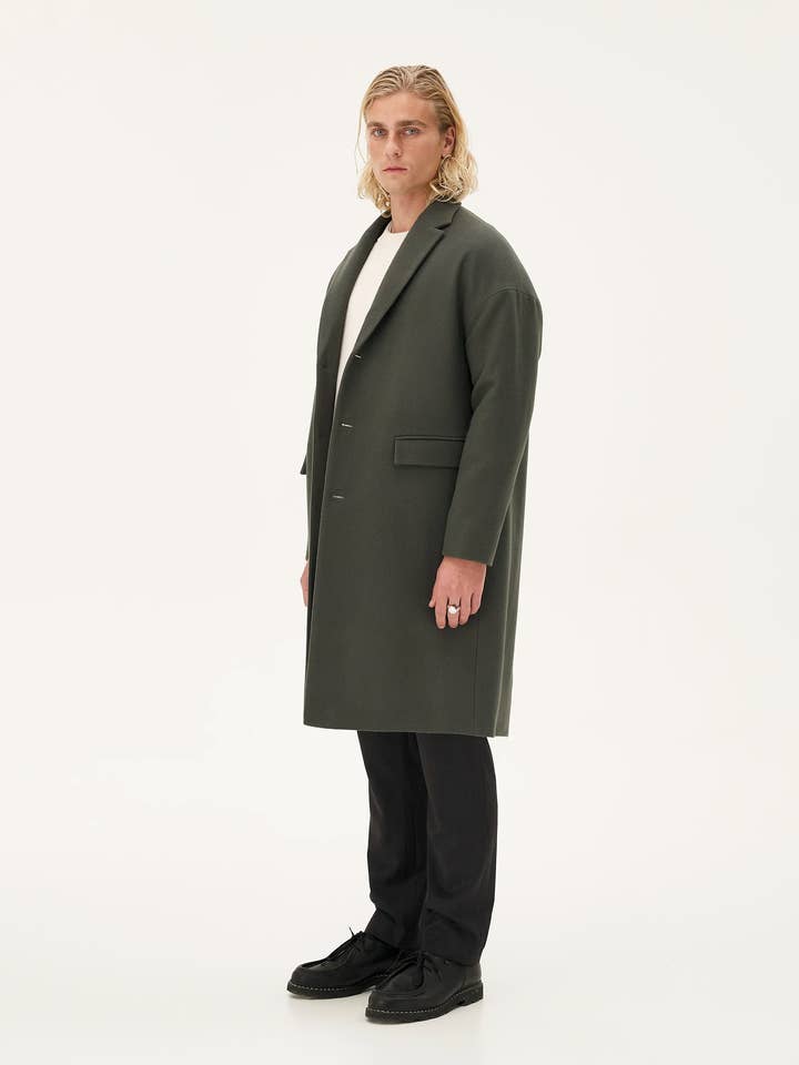NOYOCO - Wholesale Coat - Women's - Genoa Ash green coat2