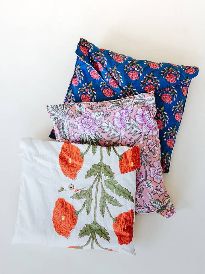 Wings Hawaii - Wholesale Sleepwear Set - Women's - Block Print Pajama Sets - Short Sleeve5