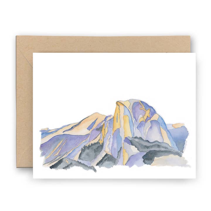 Yosemite Half Dome Kort för wholesale av Finch and Flourish Paper Goods