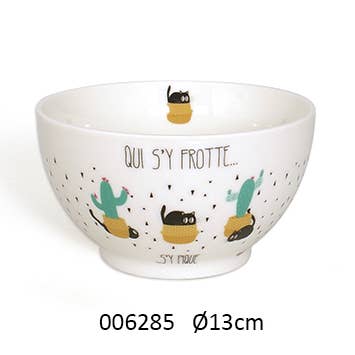 'Chactus' Bowl Ø13 X H.7.2 cm / 480 ml for wholesale by Faye