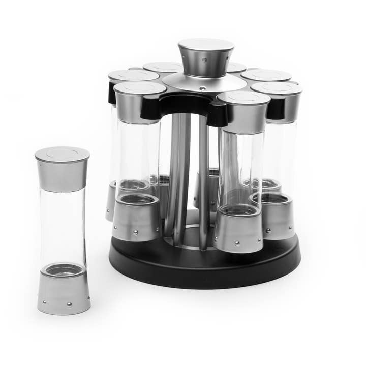 Fox Run Brands - Wholesale Spice Rack - KitchenArt Spice Carousel Professional Series, 8 Spice Jars