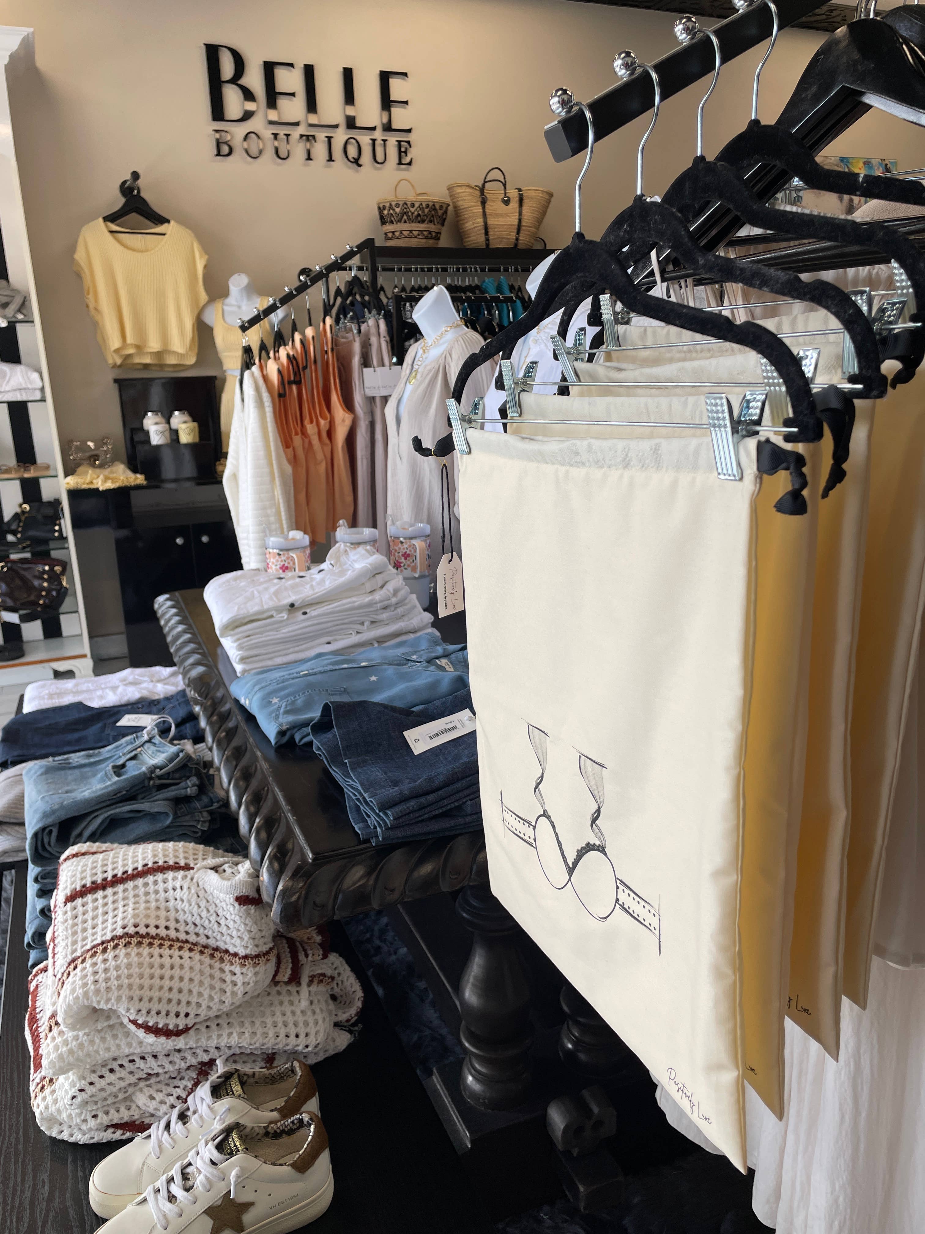 Positively Luxe – wholesale Påse med dragsko – Unisex – Må ditt hjärta och din garderob vara fulla dragsko-resväska12