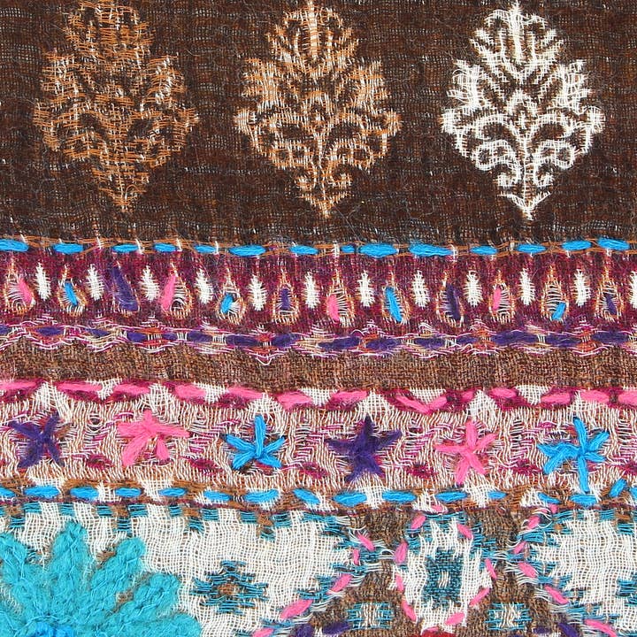 DIWALI PARIS - Wholesale Head Scarf - Women's - LAPONI SCARF - 60% WOOL / 40% COTTON
