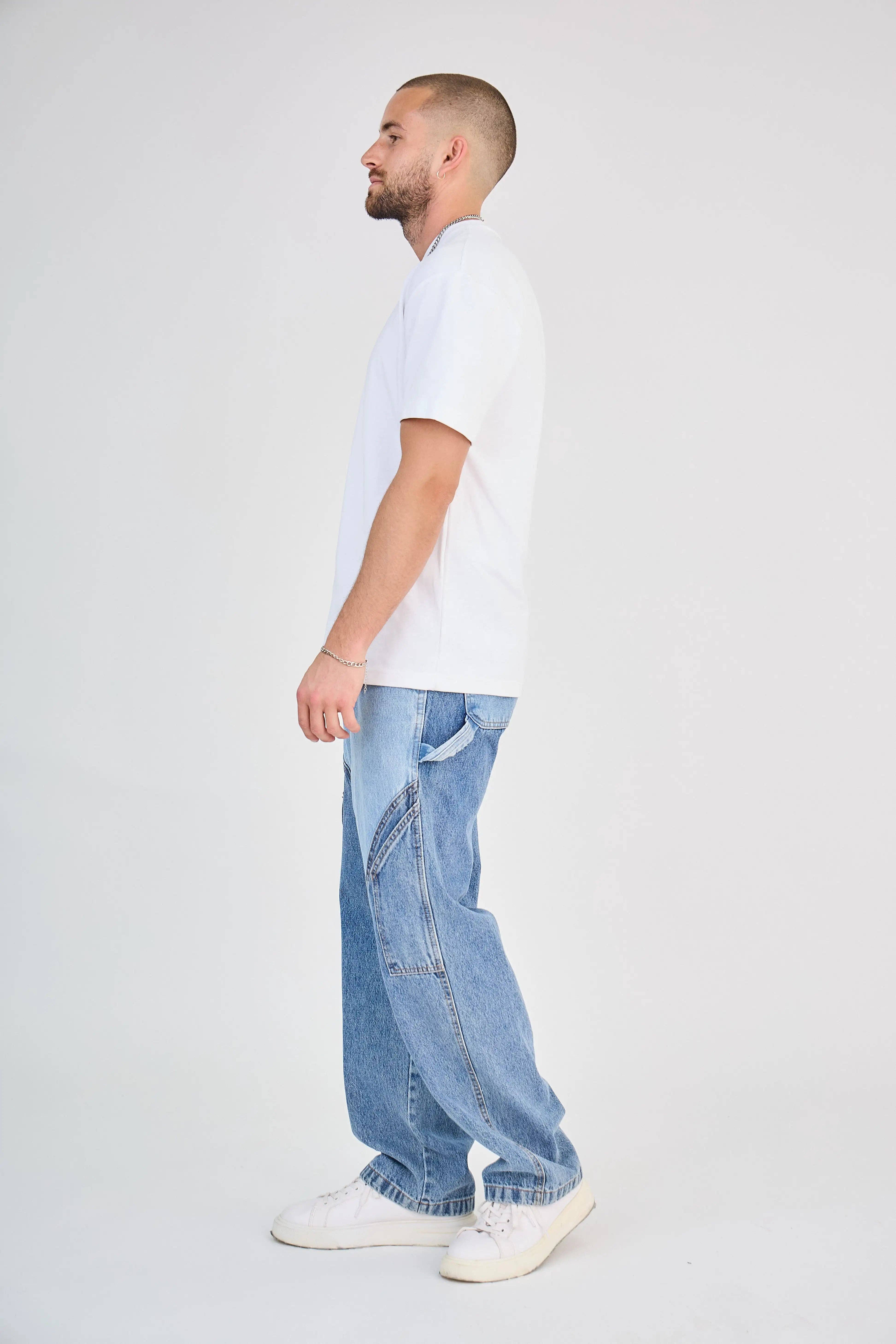 TOP MONDAY – wholesale Jeans – Men’s – Jean Light Faded Bicolor Blue2