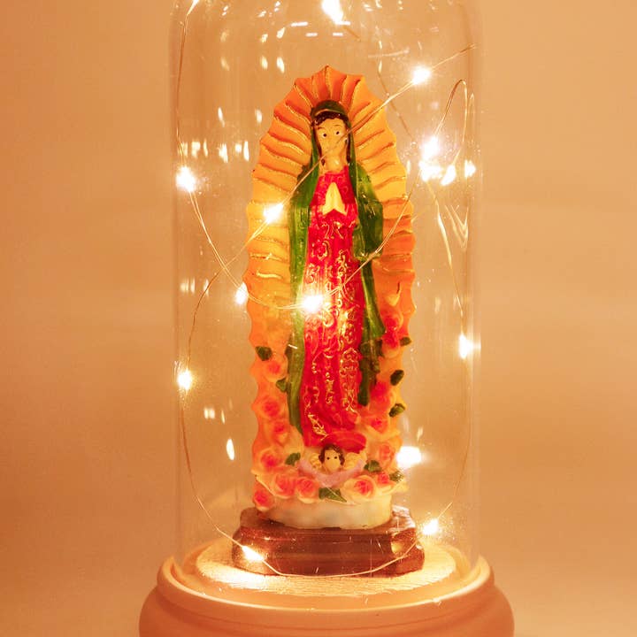 Guadalupe Statue Glass Dome Led Light Stand and other Purchase Wholesale religious statues. Free Returns & Net 60 Terms on Faire trending on Faire.