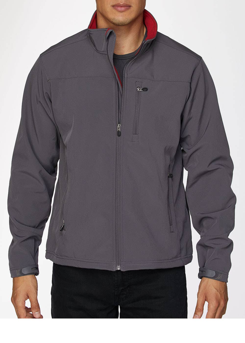 Rodeo Clothing - Wholesale Jacket - Men's - Men's high-quality soft shell bonded jacket with contrast4