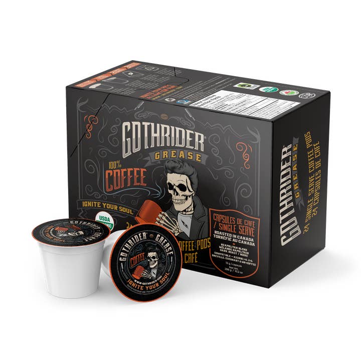 GothRider Grease Coffee Cups for wholesale by GothRider