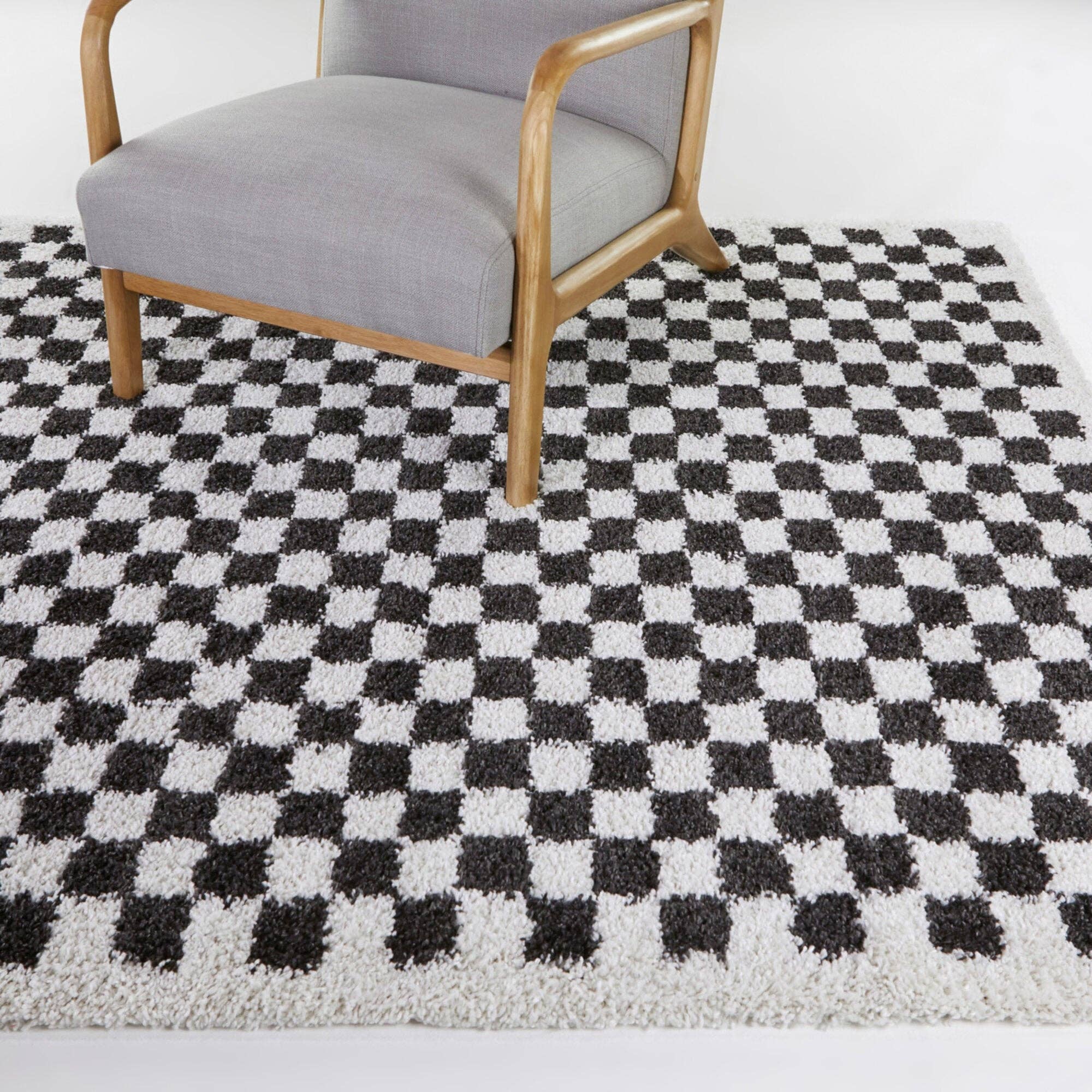 Balta Rugs - Wholesale Area Rug - Covey Checkered Shag Area Rug3